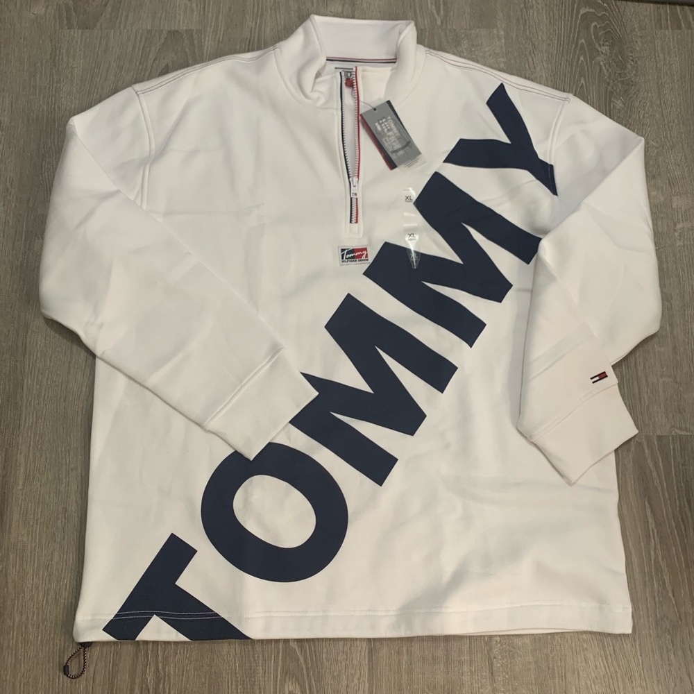Tommy Hilfiger Denim Quarter Zip Fleece Pullover